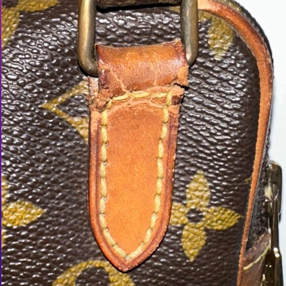 1987 Vintage Louis Vuitton Marly Bandouliere Monogram Crossbody Bag Purse - Picture 4 of 12